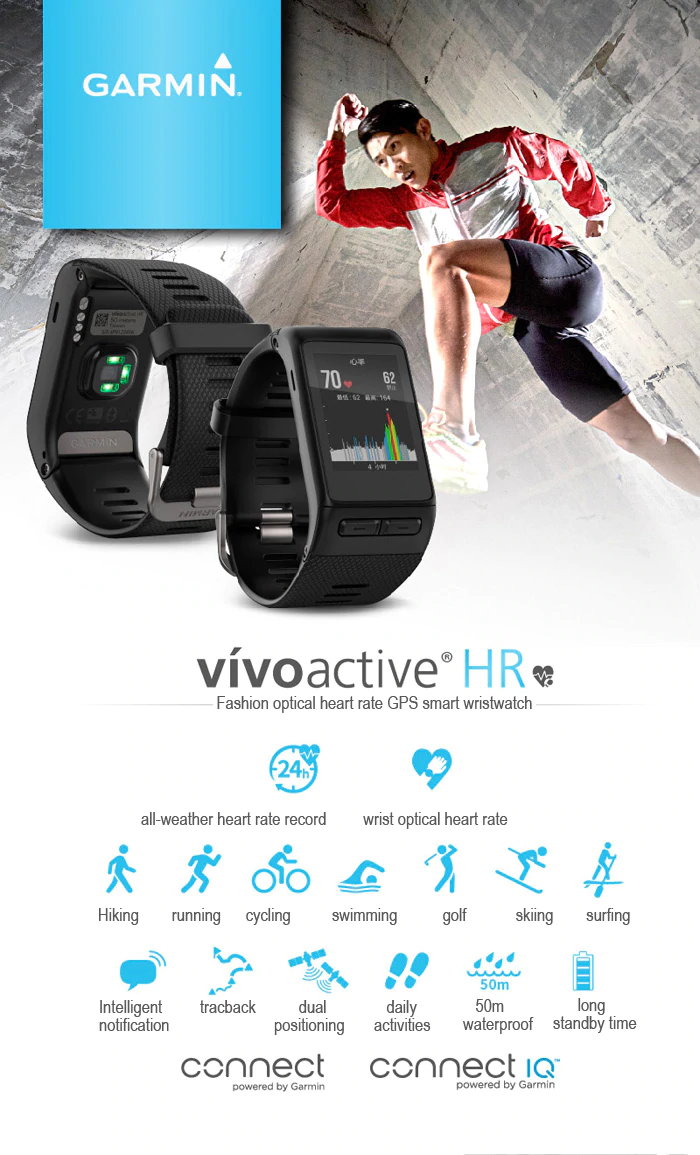garmin vivoactive hr smartwatch