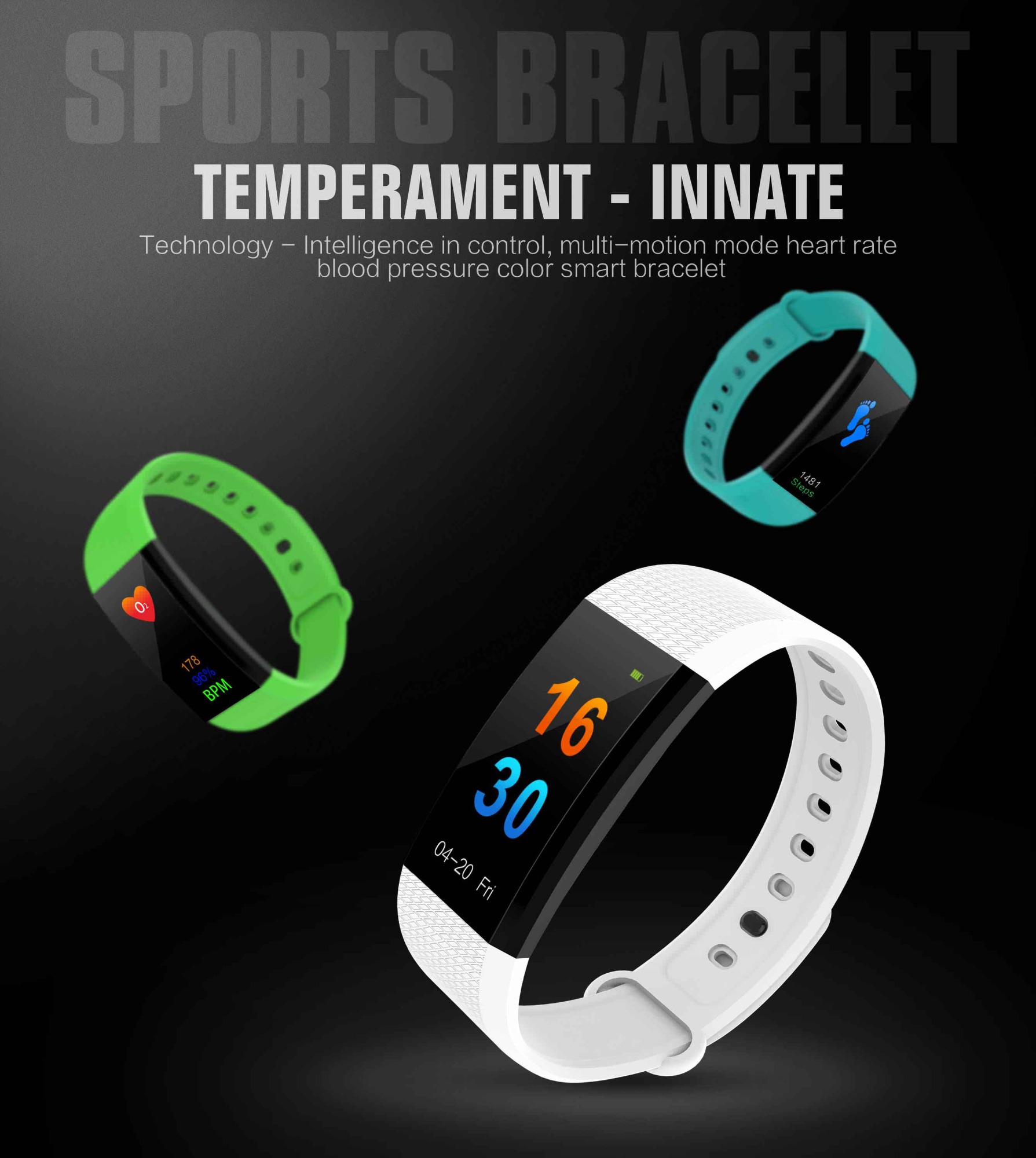 2019 i9 smart bracelet