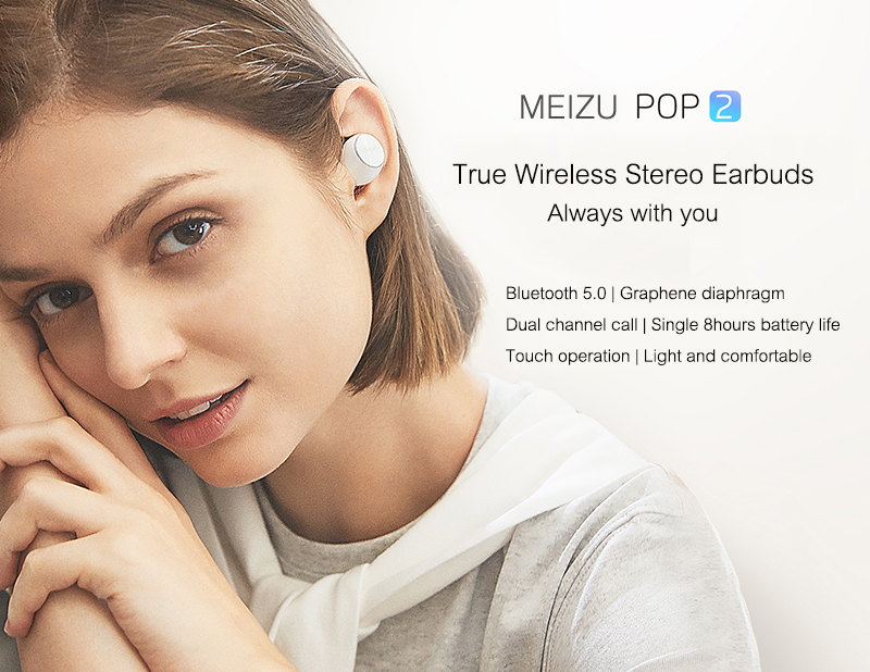 meizu pop2 tws wireless bluetooth 5.0 earphones