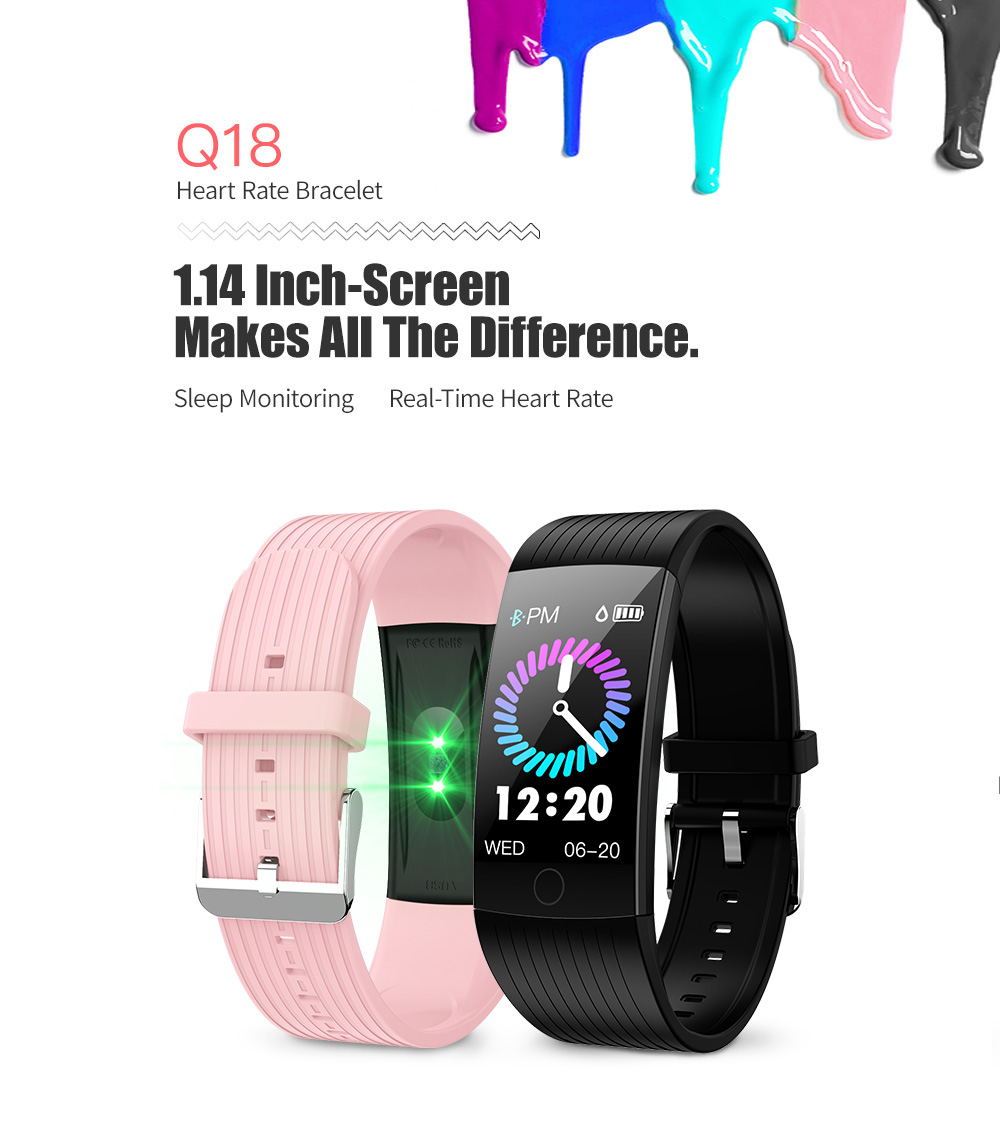 newwear q18 smart bluetooth wristband