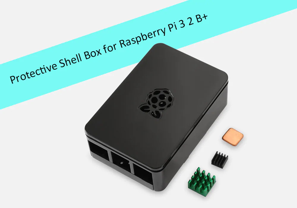 protective shell box for raspberry pi 2/3/b+