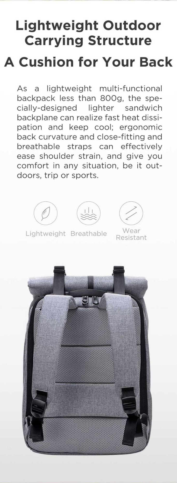 xiaomi 90fun leisure laptop backpack online