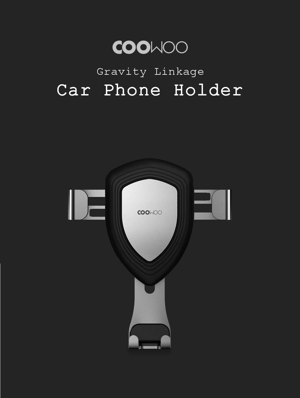 xiaomi coowoo car phone holder gravity linkage