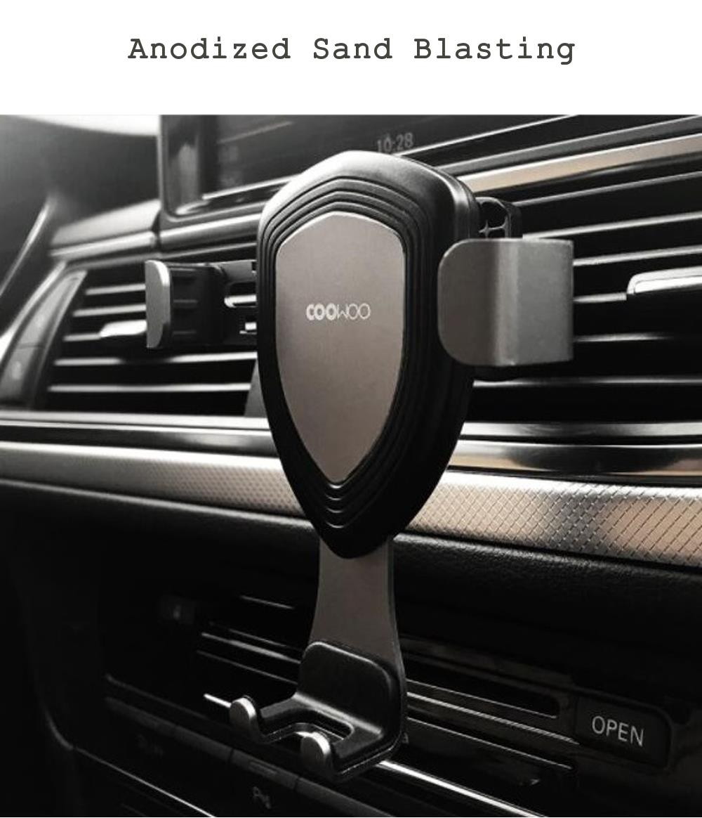 2019 coowoo car phone holder gravity linkage