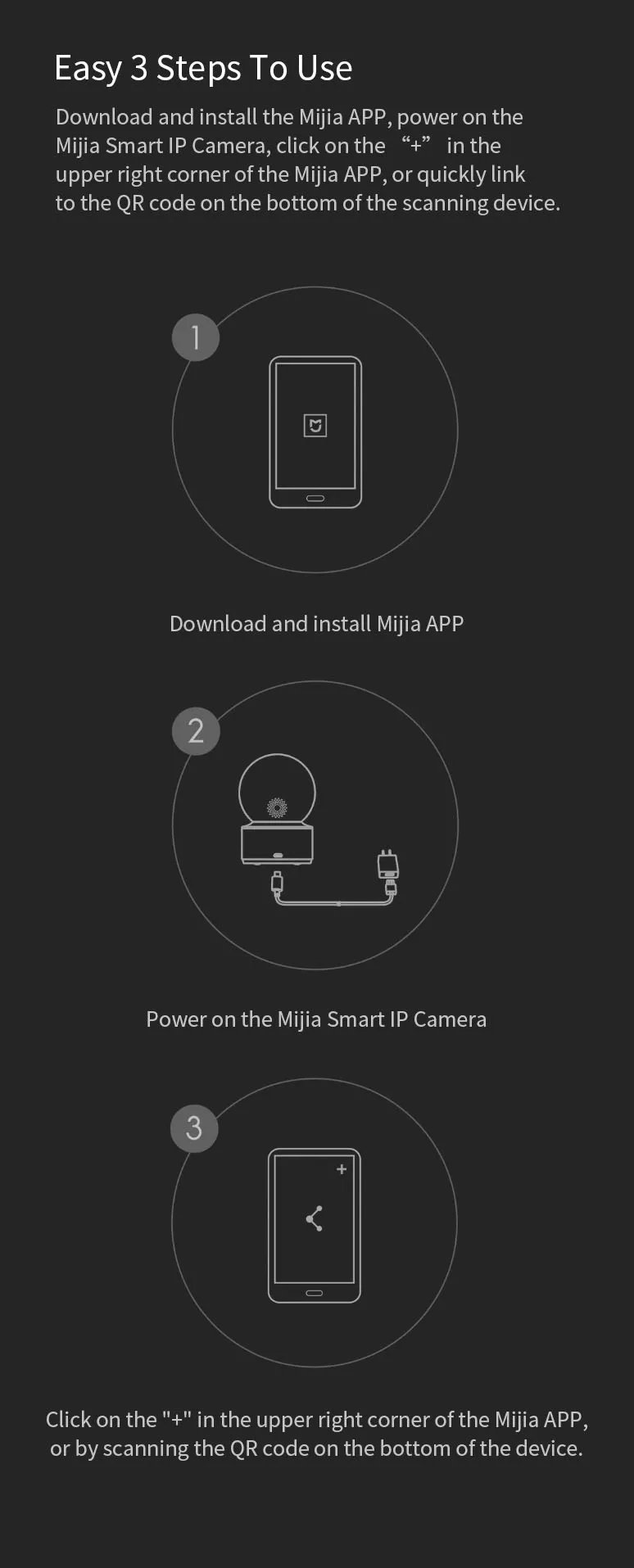 buy mijia xiaobai smart home wifi ip camera