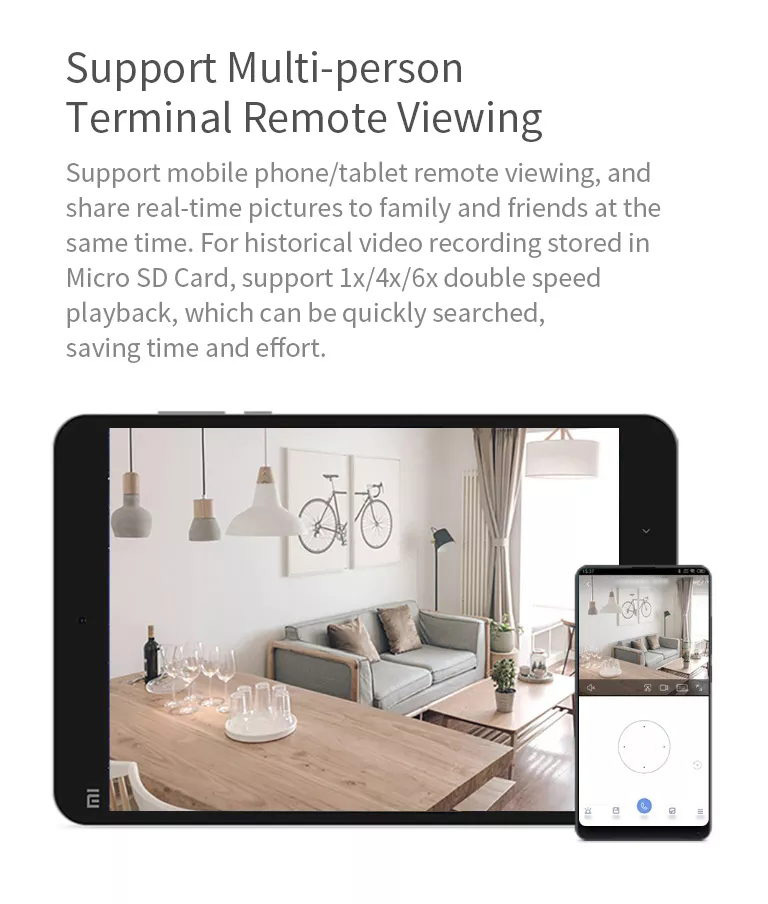 2019 xiaomi mijia xiaobai smart home wifi ip camera
