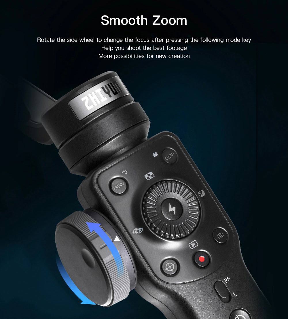 zhiyun smooth 4 brushless handheld gimbal stabilizer