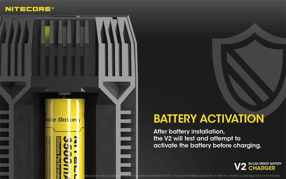 nitecore v2 6a in-car speedy battery charger