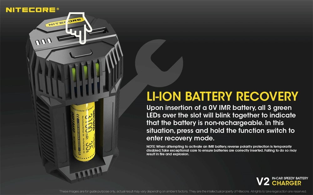 buy nitecore v2 6a in-car speedy battery charger