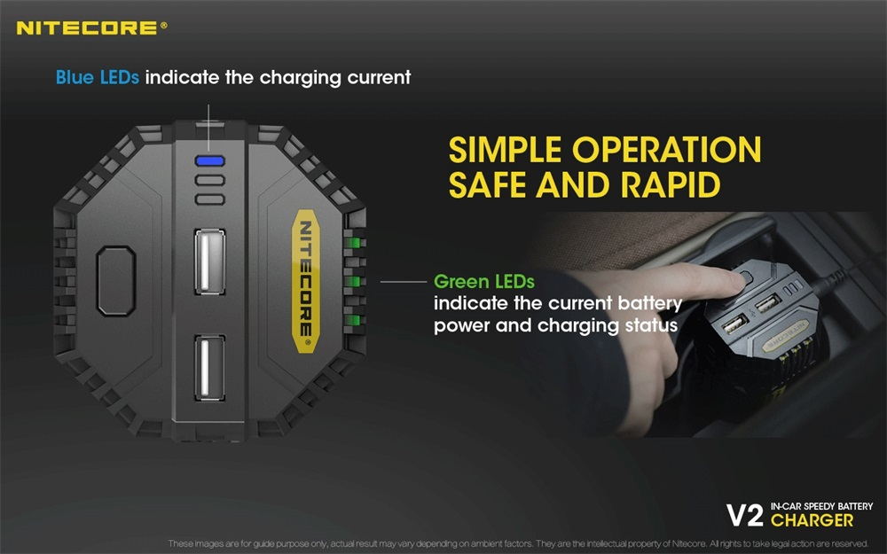 nitecore v2 speedy battery charger