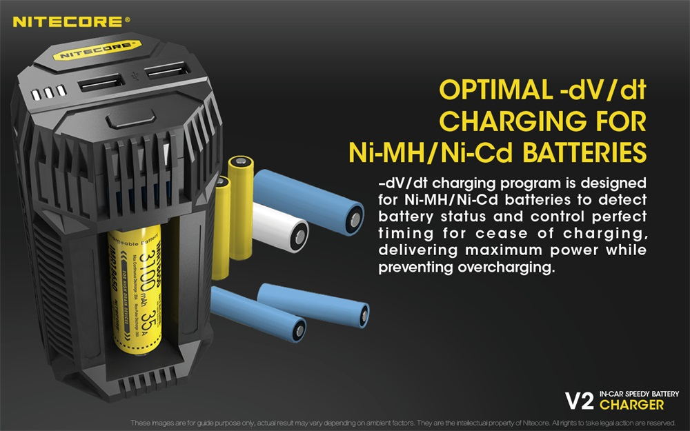 new nitecore v2 speedy battery charger