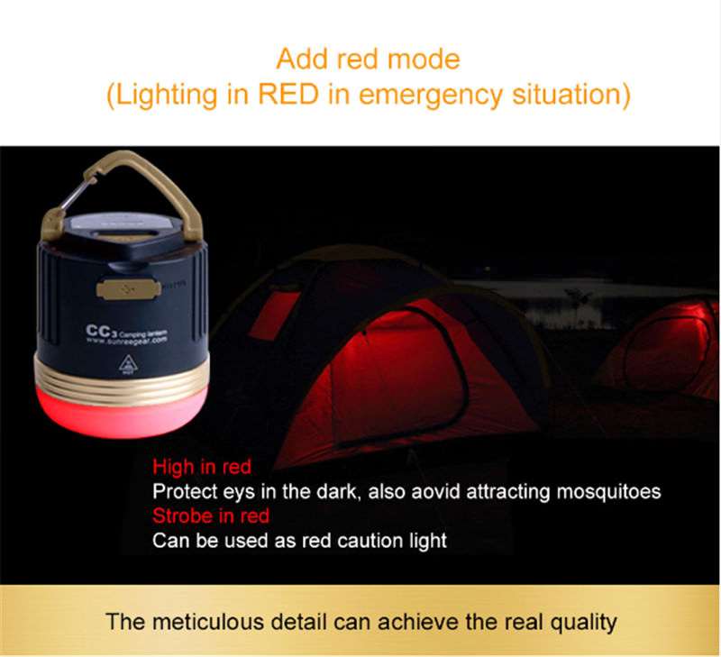 new sunrei cc3 camping emergency light