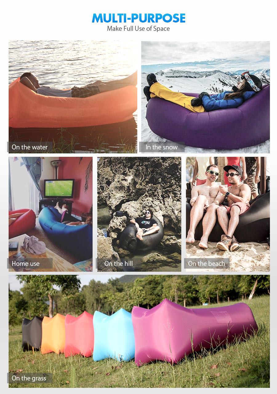 buy square-headed inflatable lazy sofa