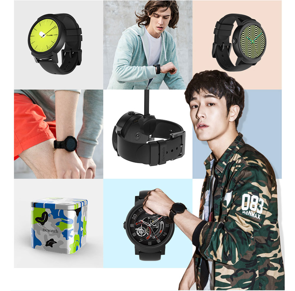 ticwatch e sports smartwatch 1.4inch for sale
