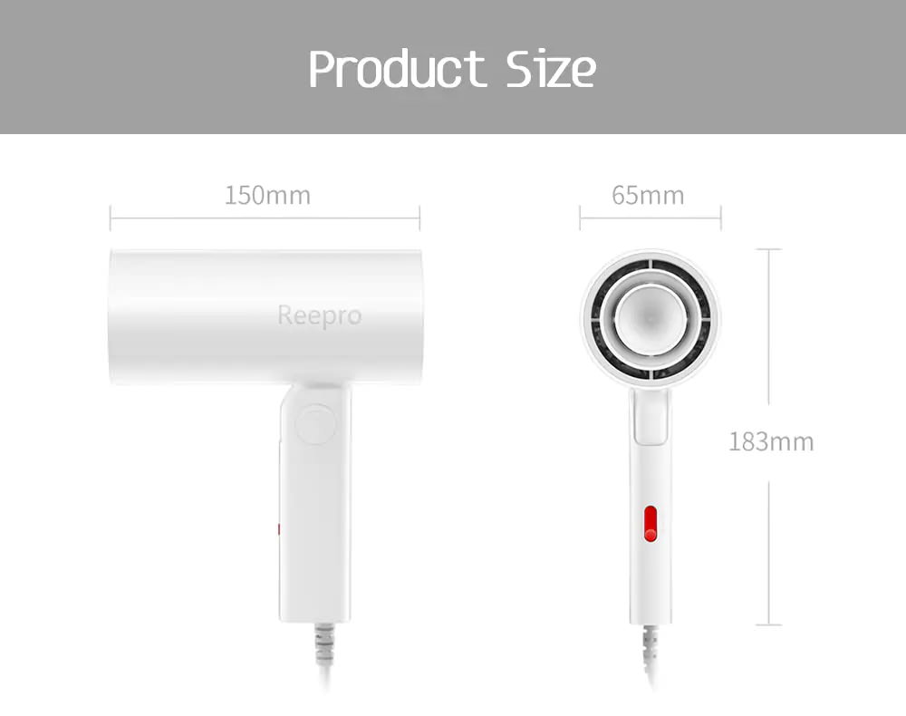 Xiaomi Reepro Rp-Hc04 Mini Hair Dryer For Sale