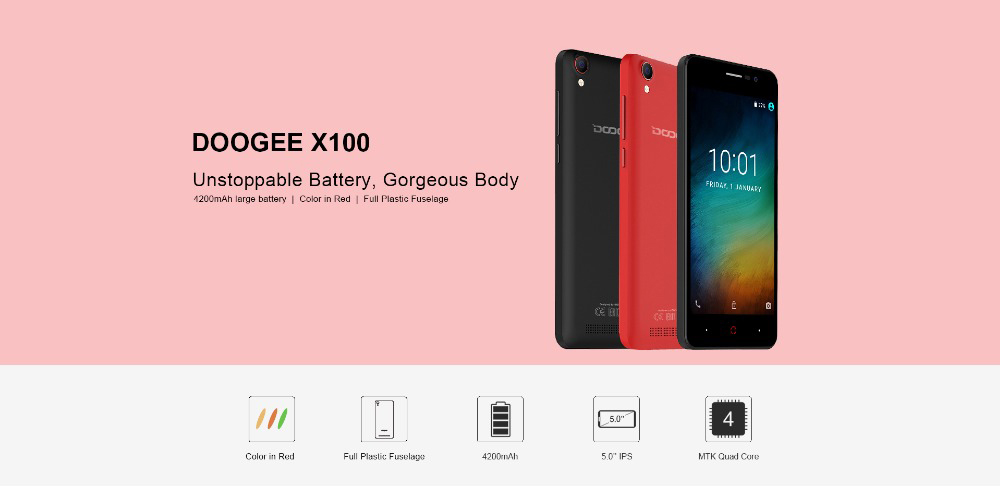 buy doogee X100 smartphone global version