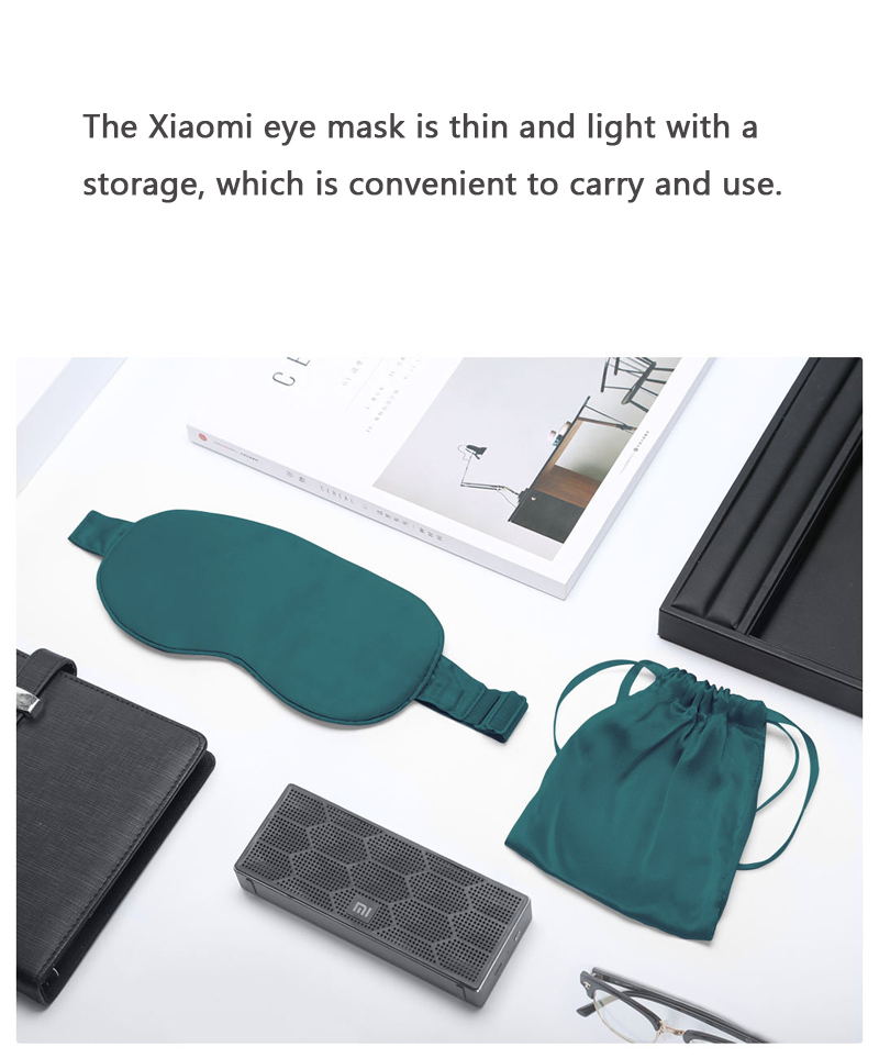 new xiaomi mijia heated silk eye mask usb charging