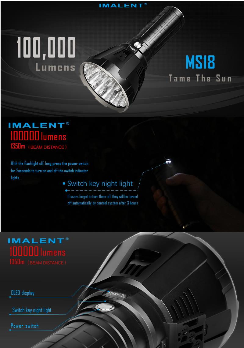 imalent ms18 led flashlight