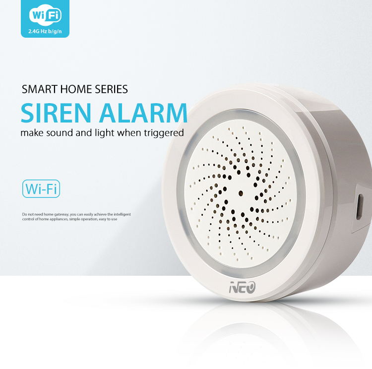neo wifi siren alarm sensor