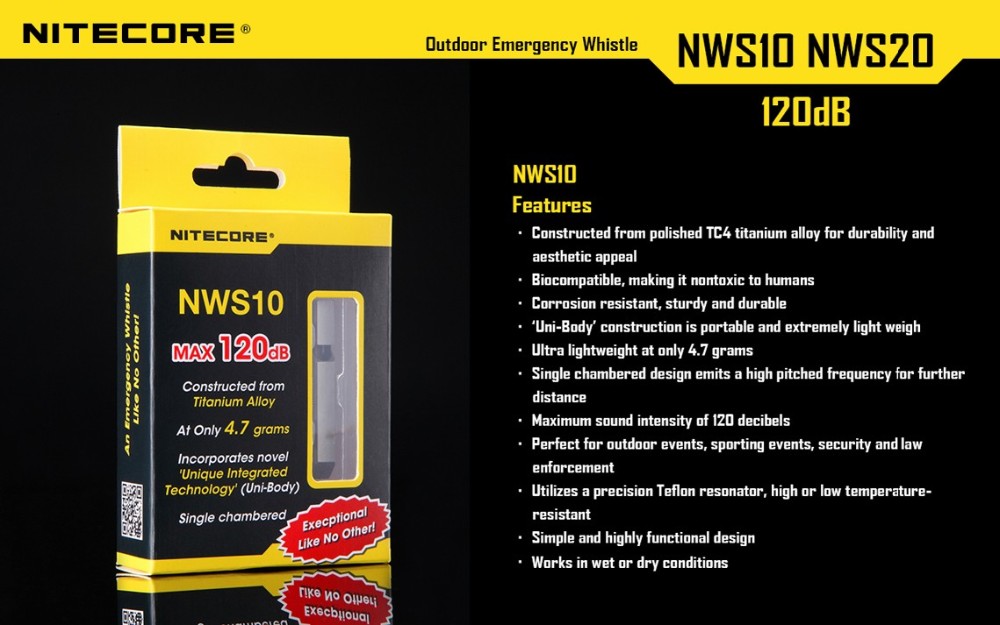 nitecore nws10 emergency whistle review