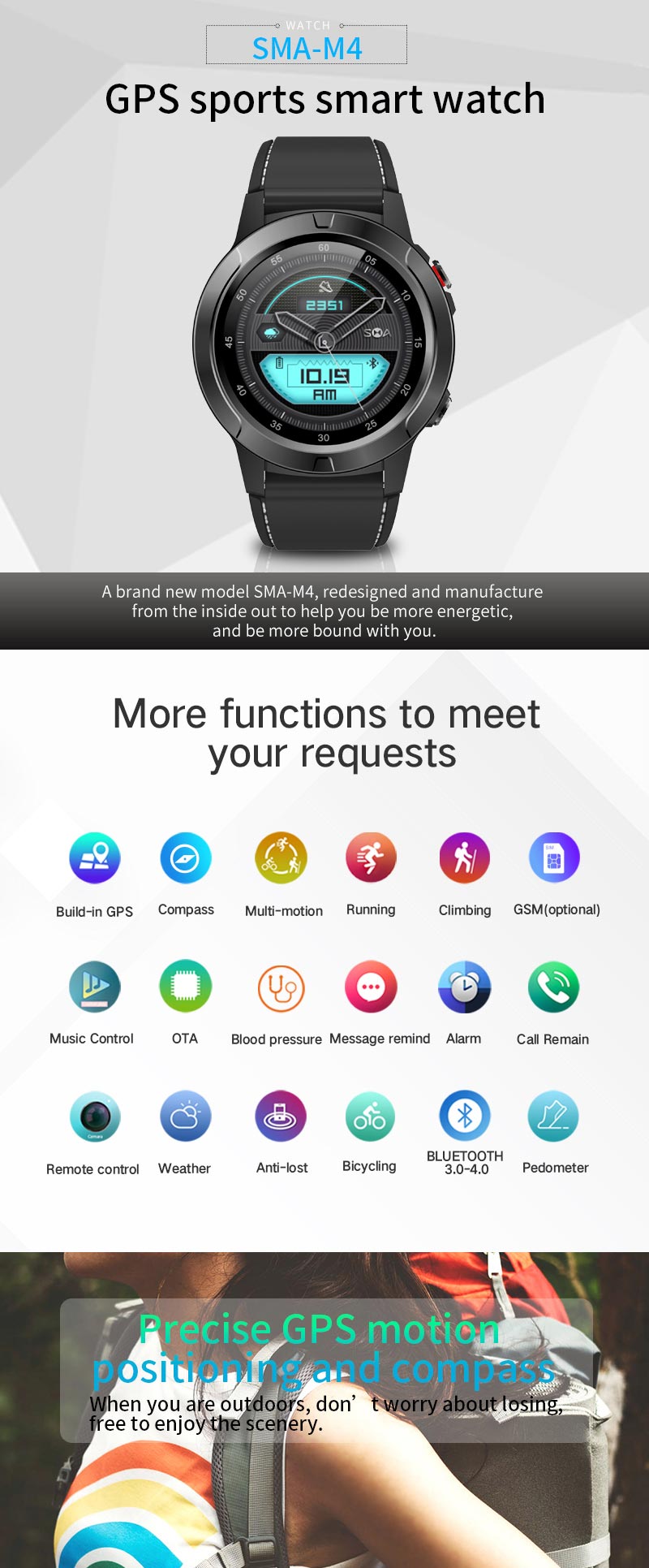 sma-m4 bluetooth smartwatch