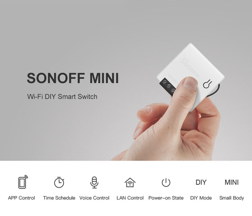 sonoff mini wifi diy smart switch
