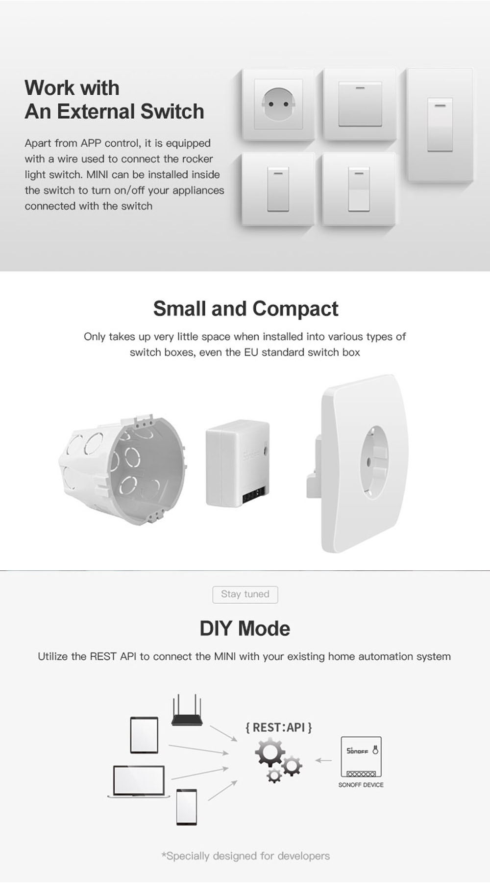 buy sonoff mini wifi diy smart switch