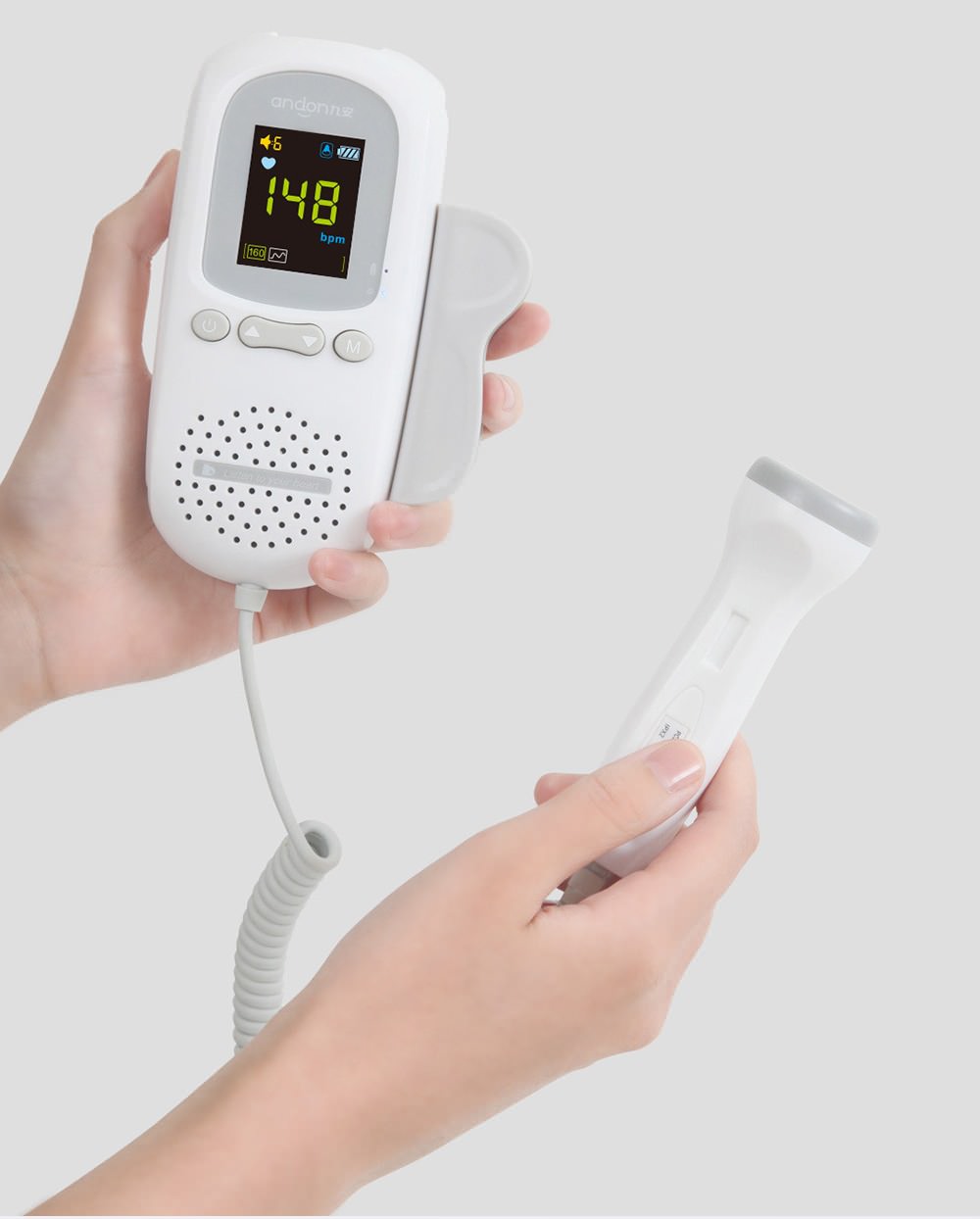 new xiaomi andon fetal doppler heartbeat detector
