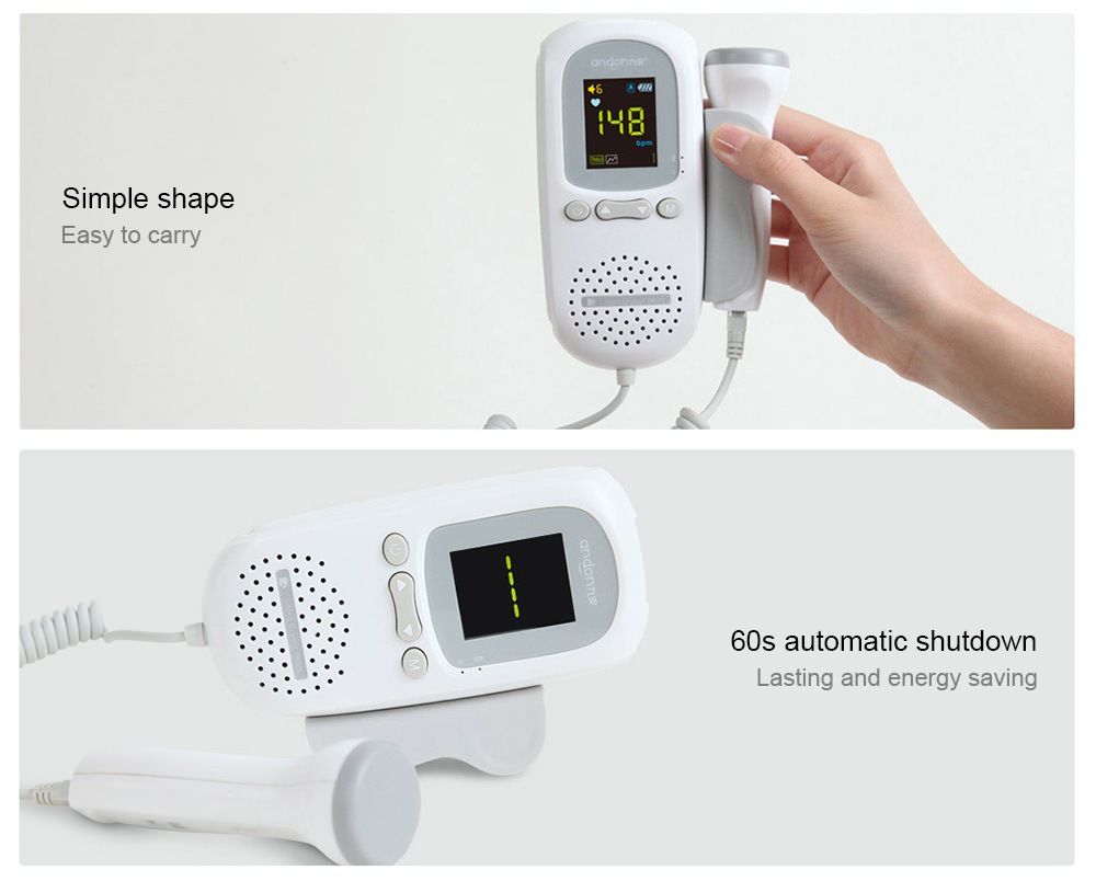 xiaomi andon fetal doppler heartbeat detector for sale 2019