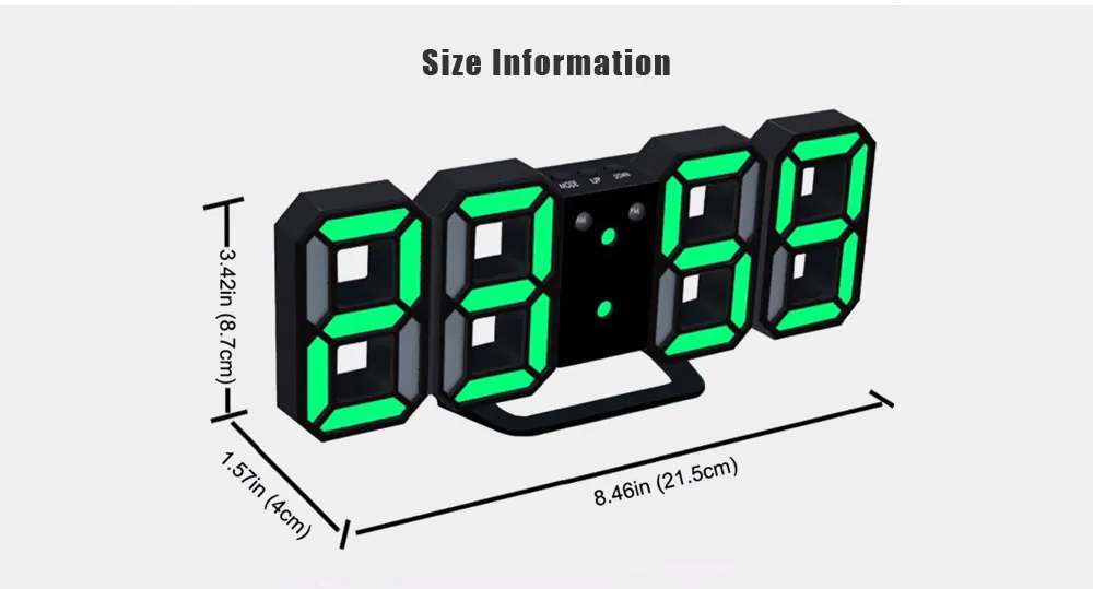 3d led digital alarm clock for sale