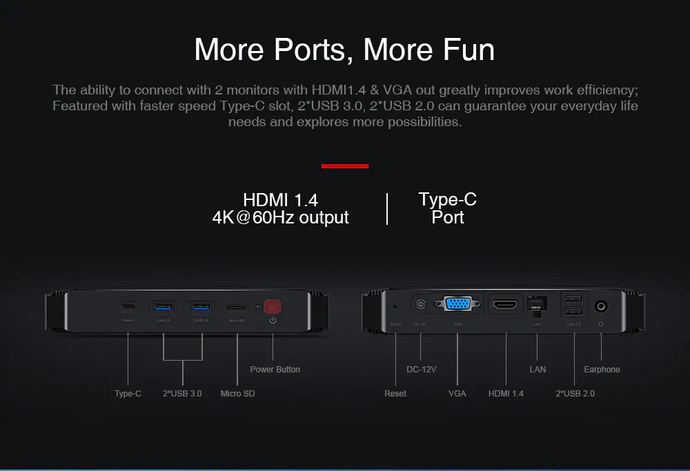 new chuwi gbox pro mini pc 64gb