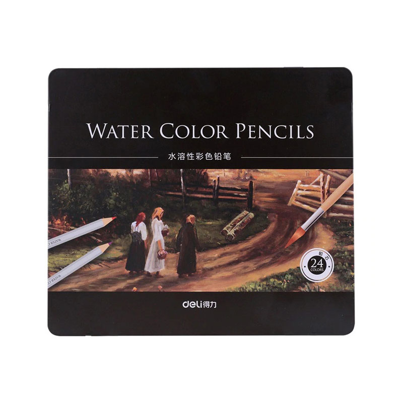 new deli 24pcs color pencil
