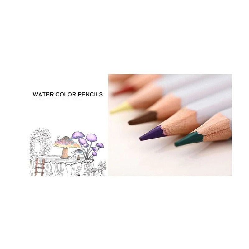 deli 24pcs water soluble color pencil 2019