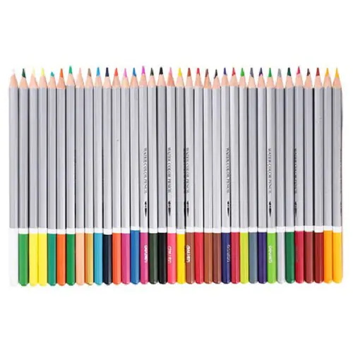 deli 36pcs water soluble color pencil