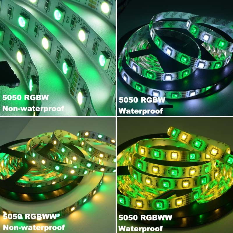 2019 jiawen 5m 5050 rgbw led strip lights set