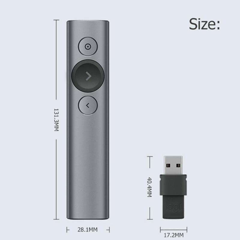 Logitech Spotlight Presentation Remote - Advanced Digital Highlighting with  Bluetooth, Universal Presenter Clicker, 30M - Micro Center