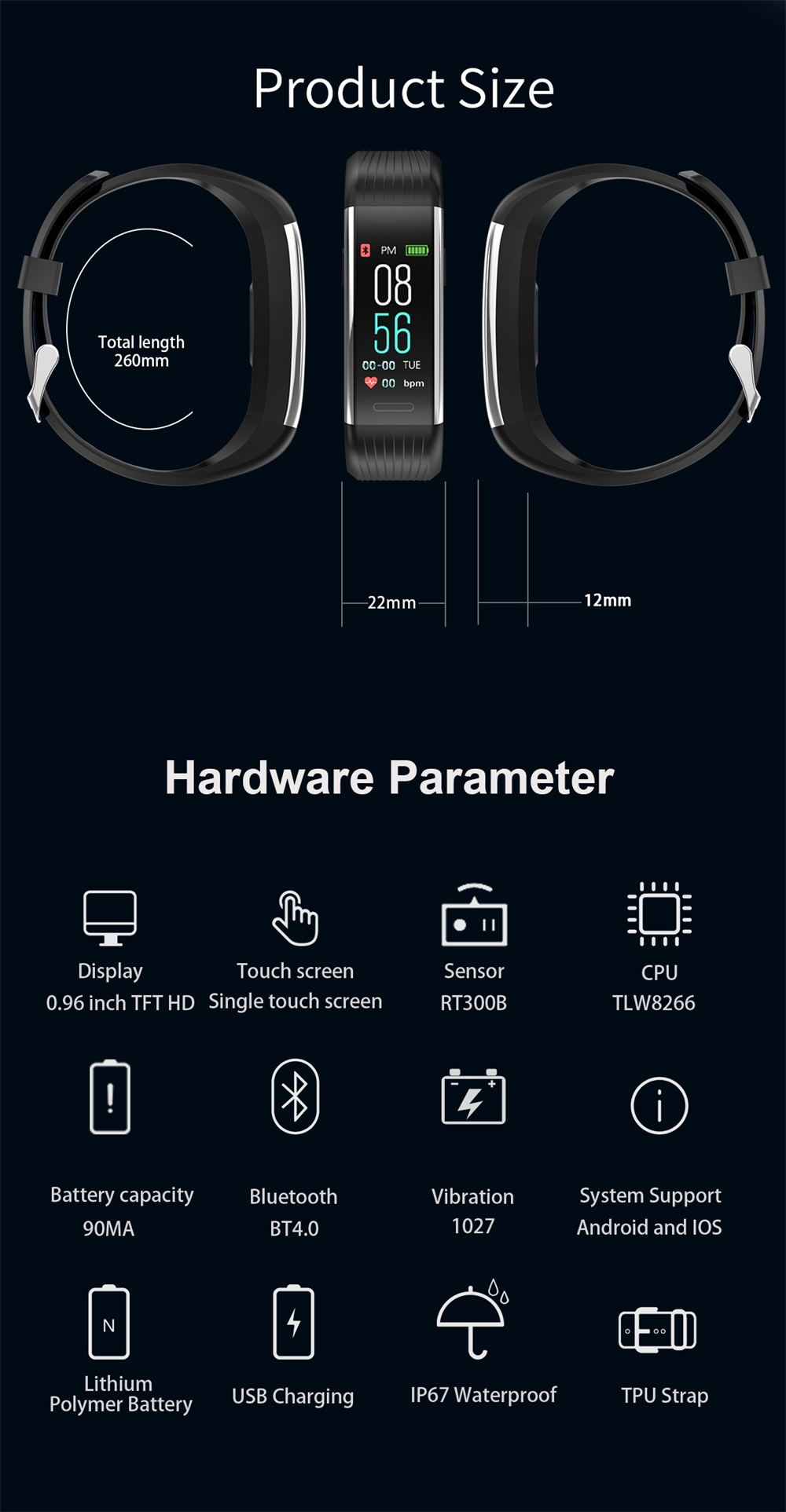 2019 r1 smart bracelet