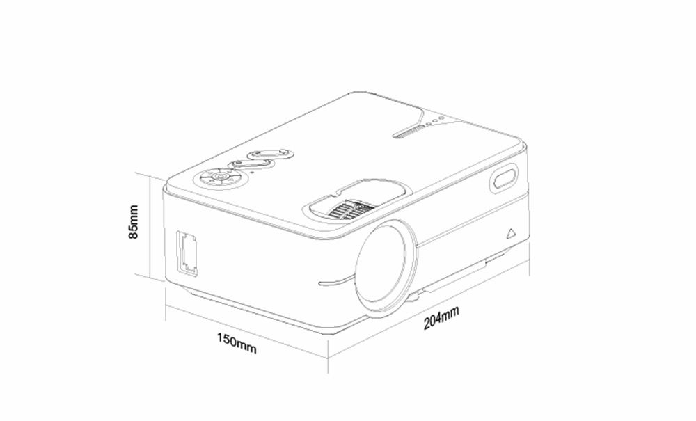 2019 rigal rd-813 1080p projector
