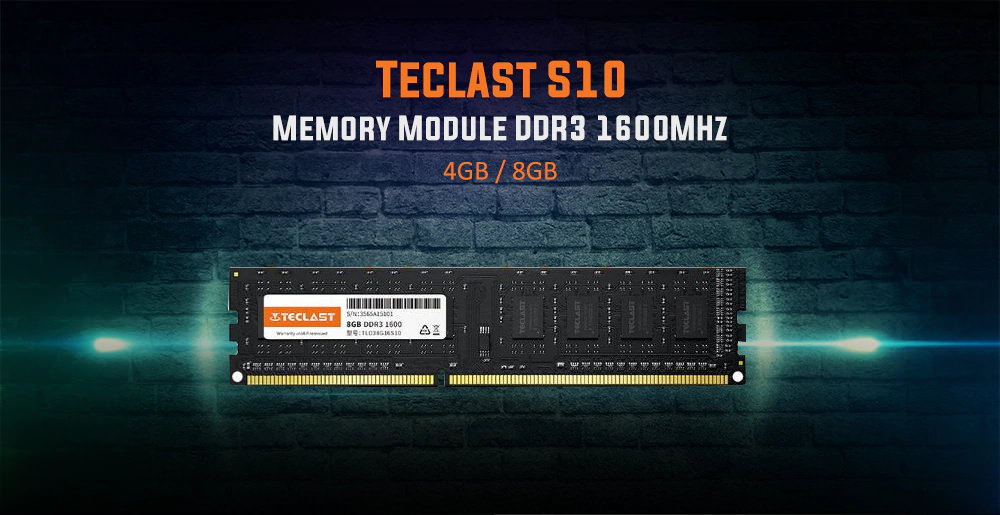 teclast s10 memory module ddr3 1600mhz