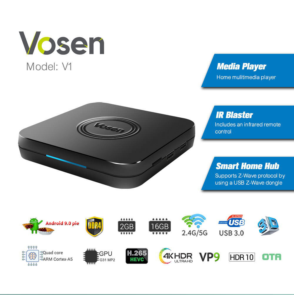 vosen v1 2gb 16gb tv box