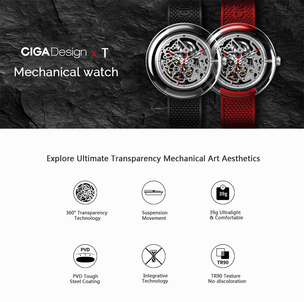 xiaomi ciga design t series mechanical watch
