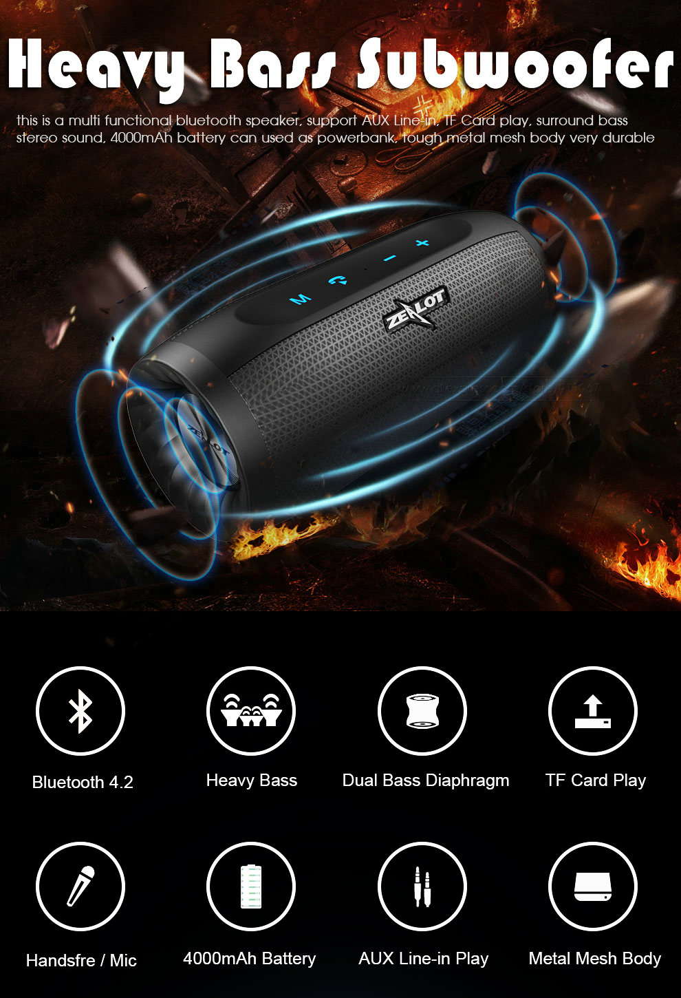 zealot s16 hifi speaker