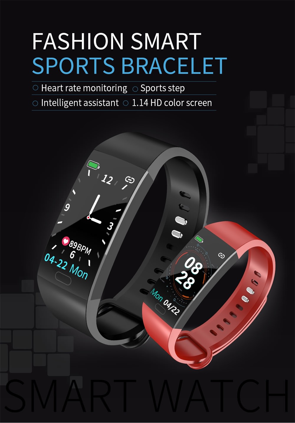 rd11 sport smart bracelet