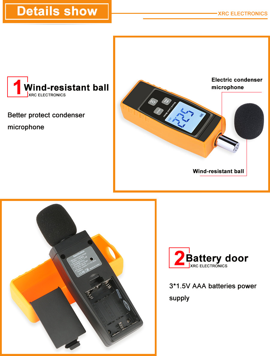 rz digital sound level meter rz1359 2019