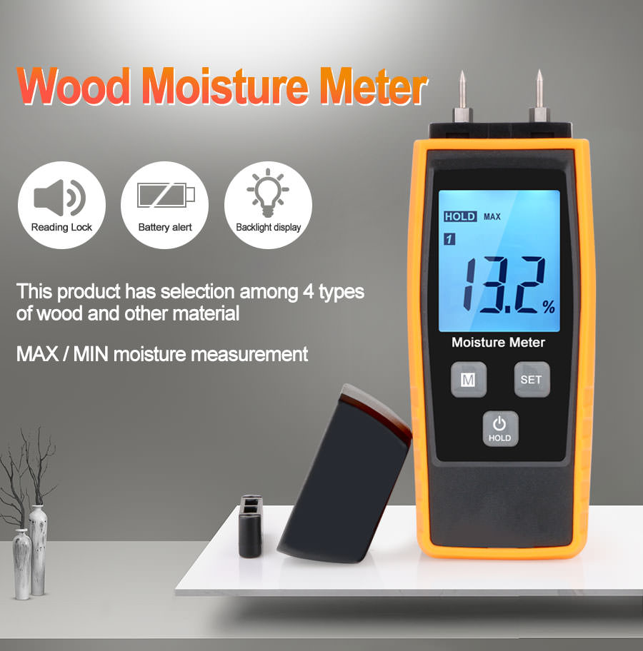 new rz660 wood moisture humidity meter