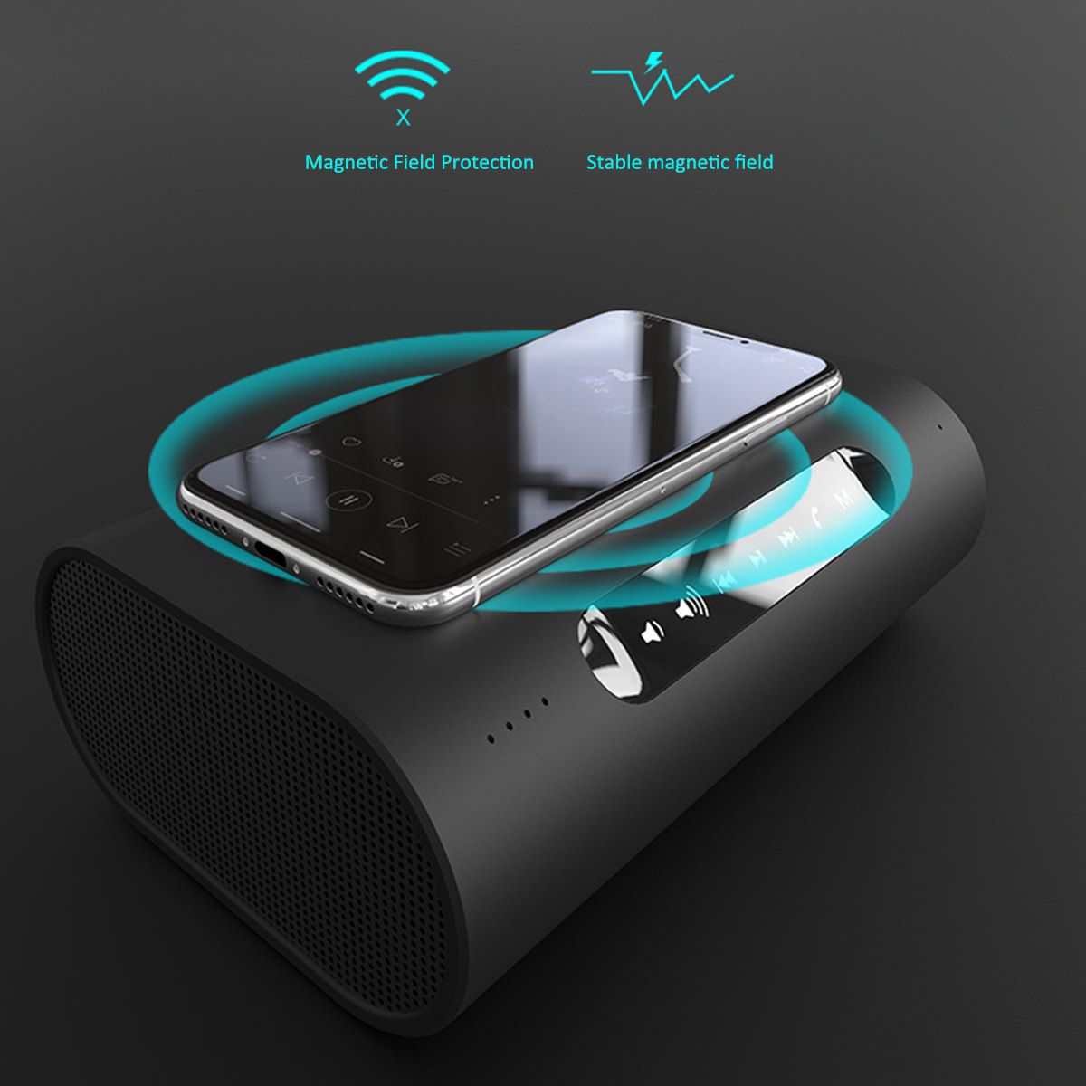 new 3 in 1 portable wireless charger/bluetooth speaker/power bank