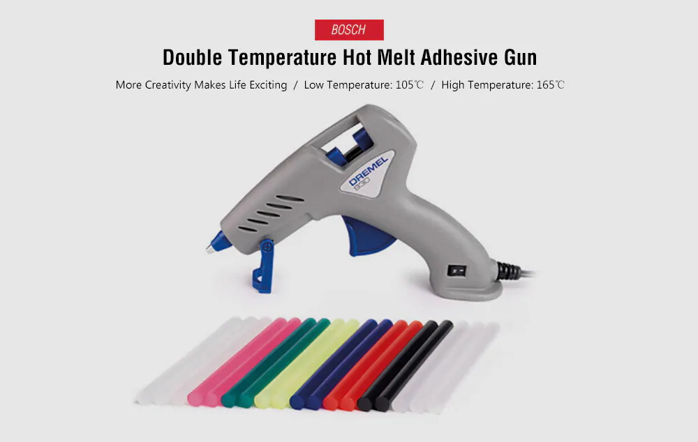 bosch double temperature glue gun