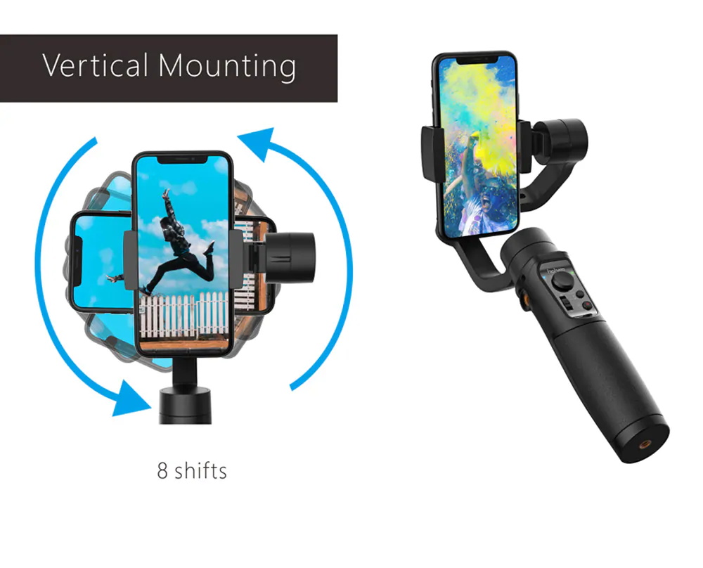 new hohem isteady mobile plus 3 axis handheld gimbal stabilizer