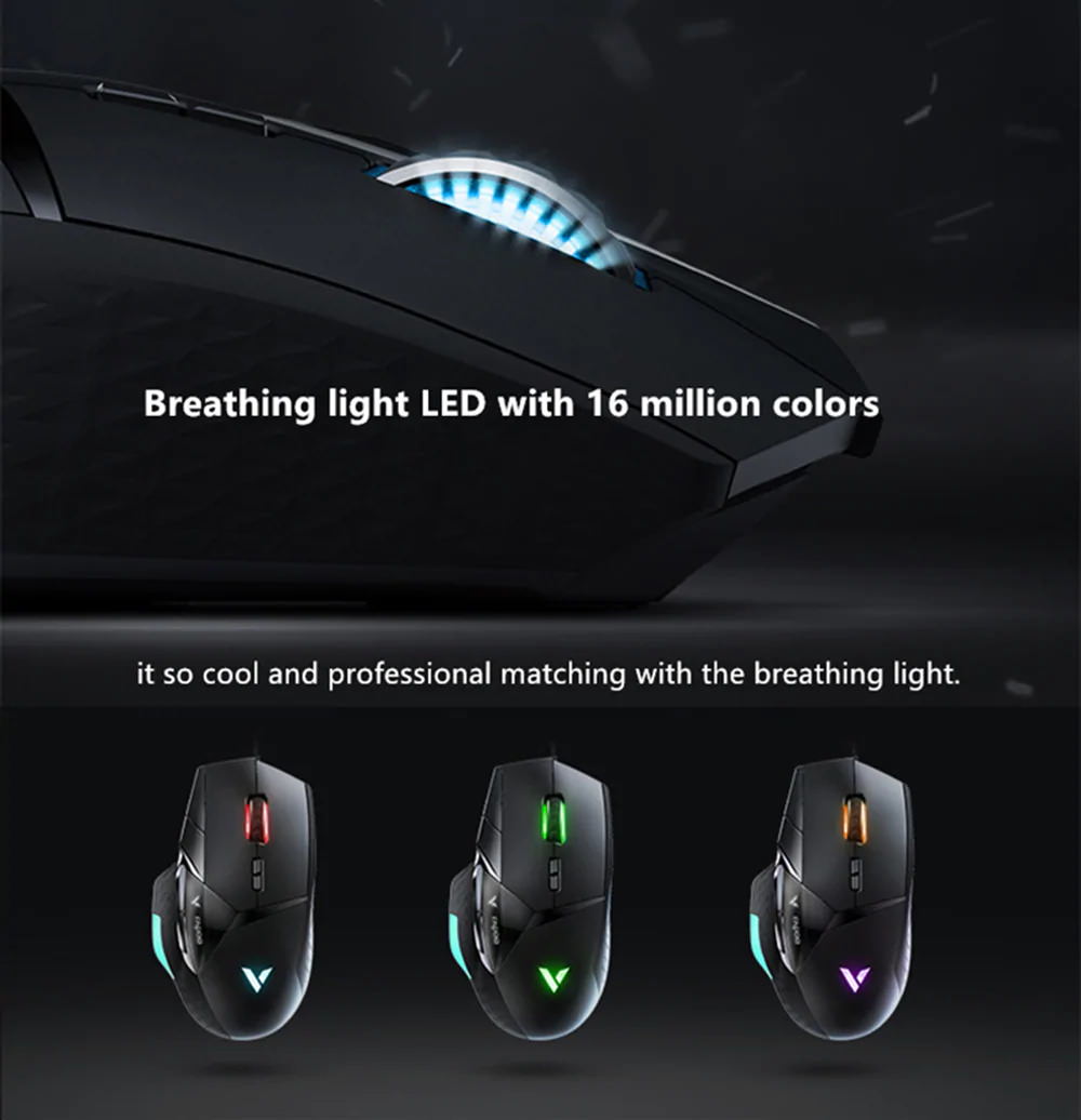 2019 rapoo vt900 e-sports wired gaming mouse