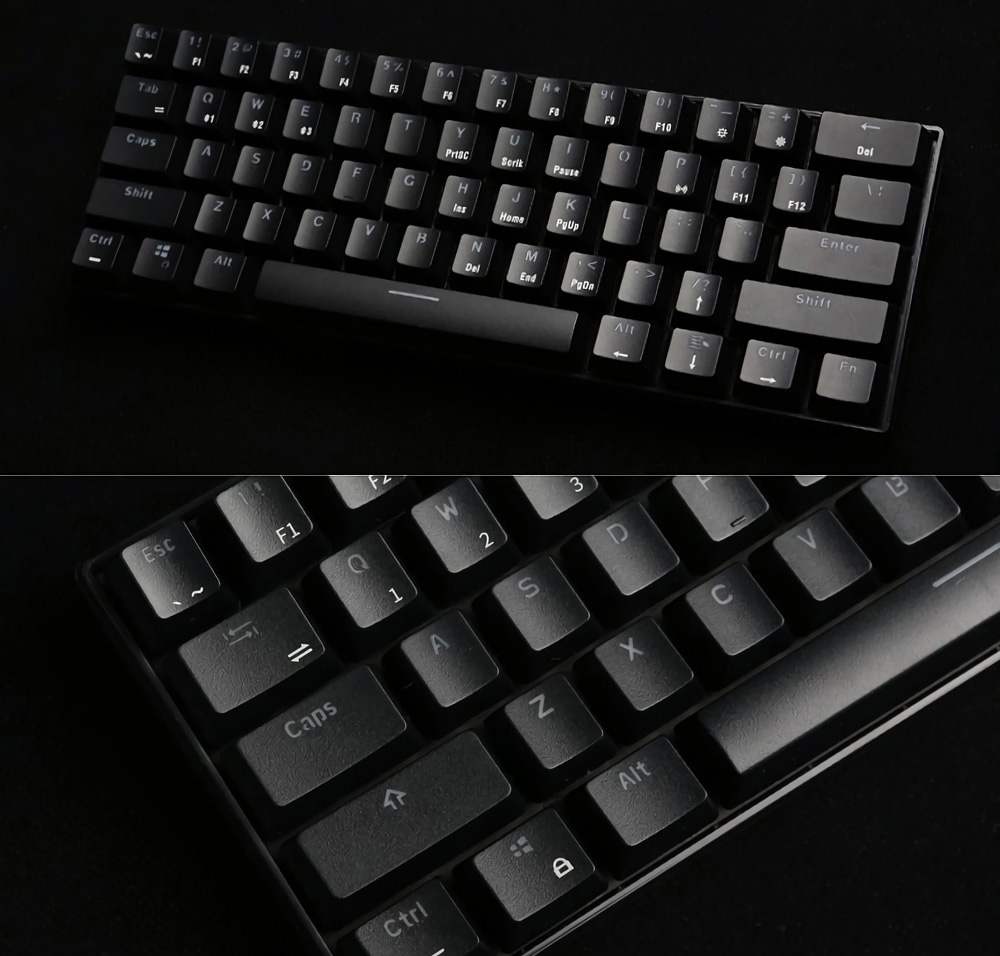 new royal kludge rk61 mechanical gaming keyboard